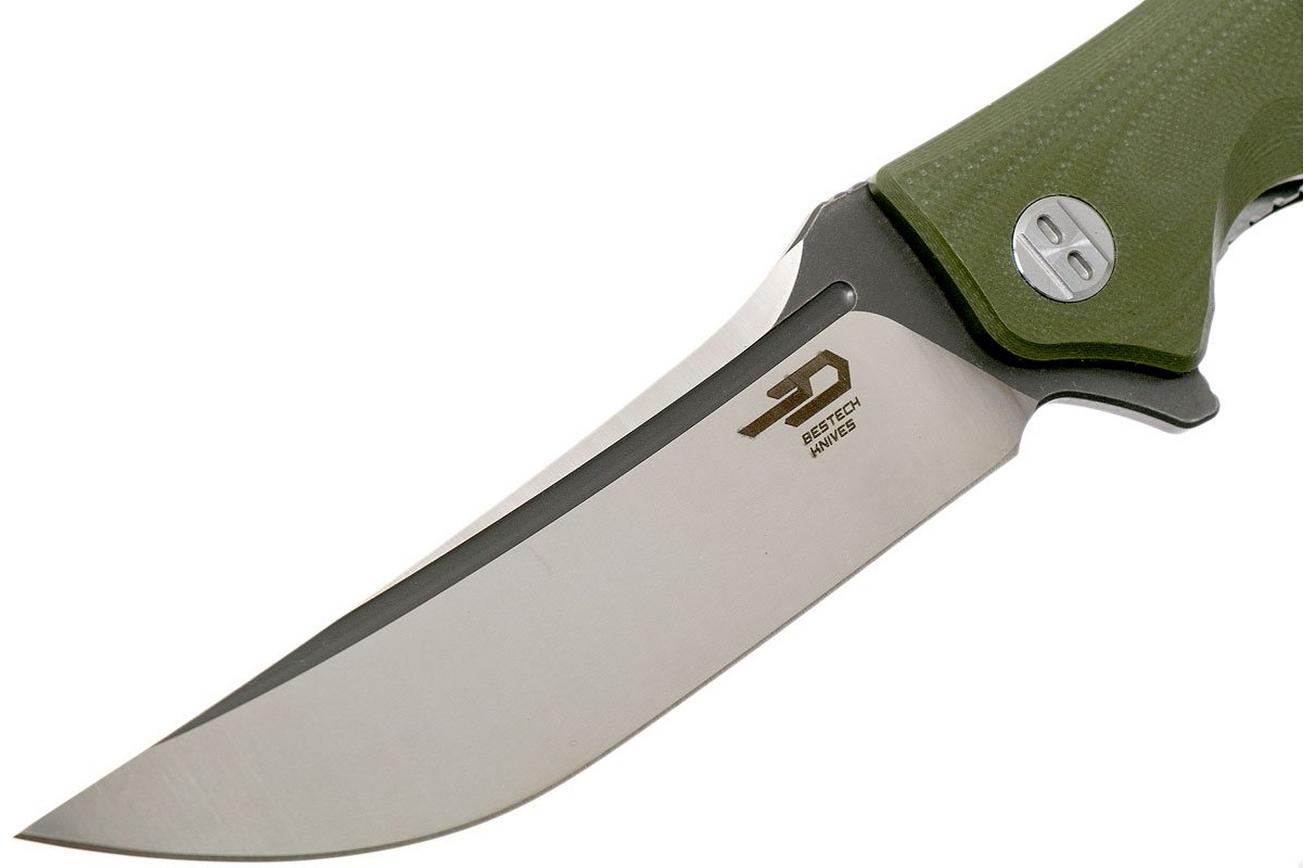 Bestech Scimitar Green G10 BG05B-2 zakmes
