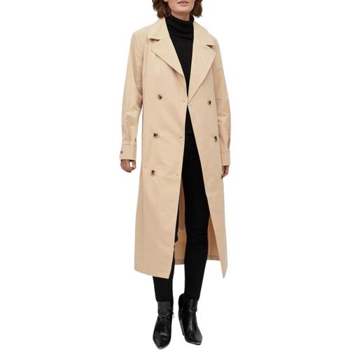 Vila - VIMERSIN LONG TRENCHCOAT Beige