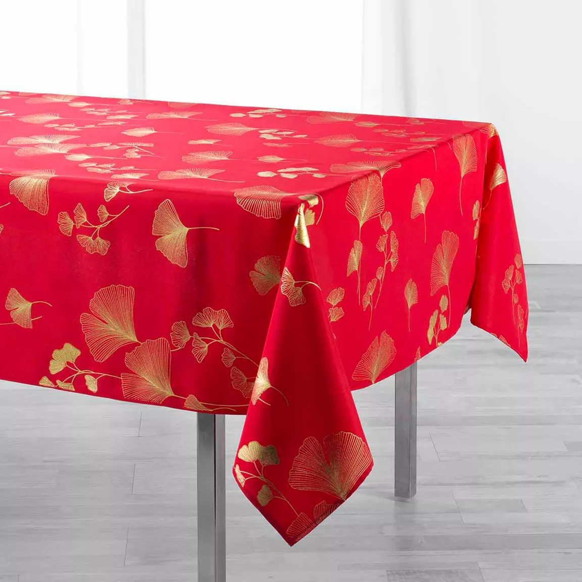 Nappe rectangulaire (150 x 240 cm) Bloomy Rouge