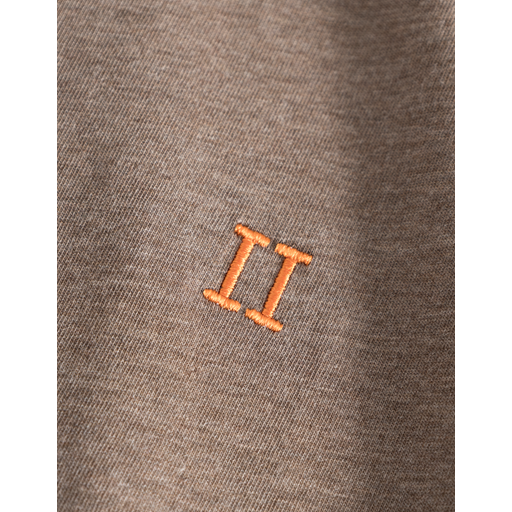 Les Deux Nørregaard T-shirt, Mountain Grey Melange/Orange, S