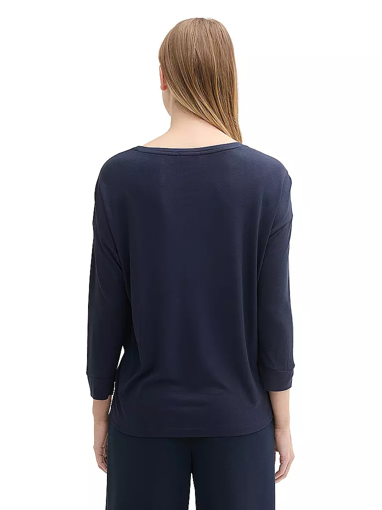 TOM TAILOR Langarmshirt blau