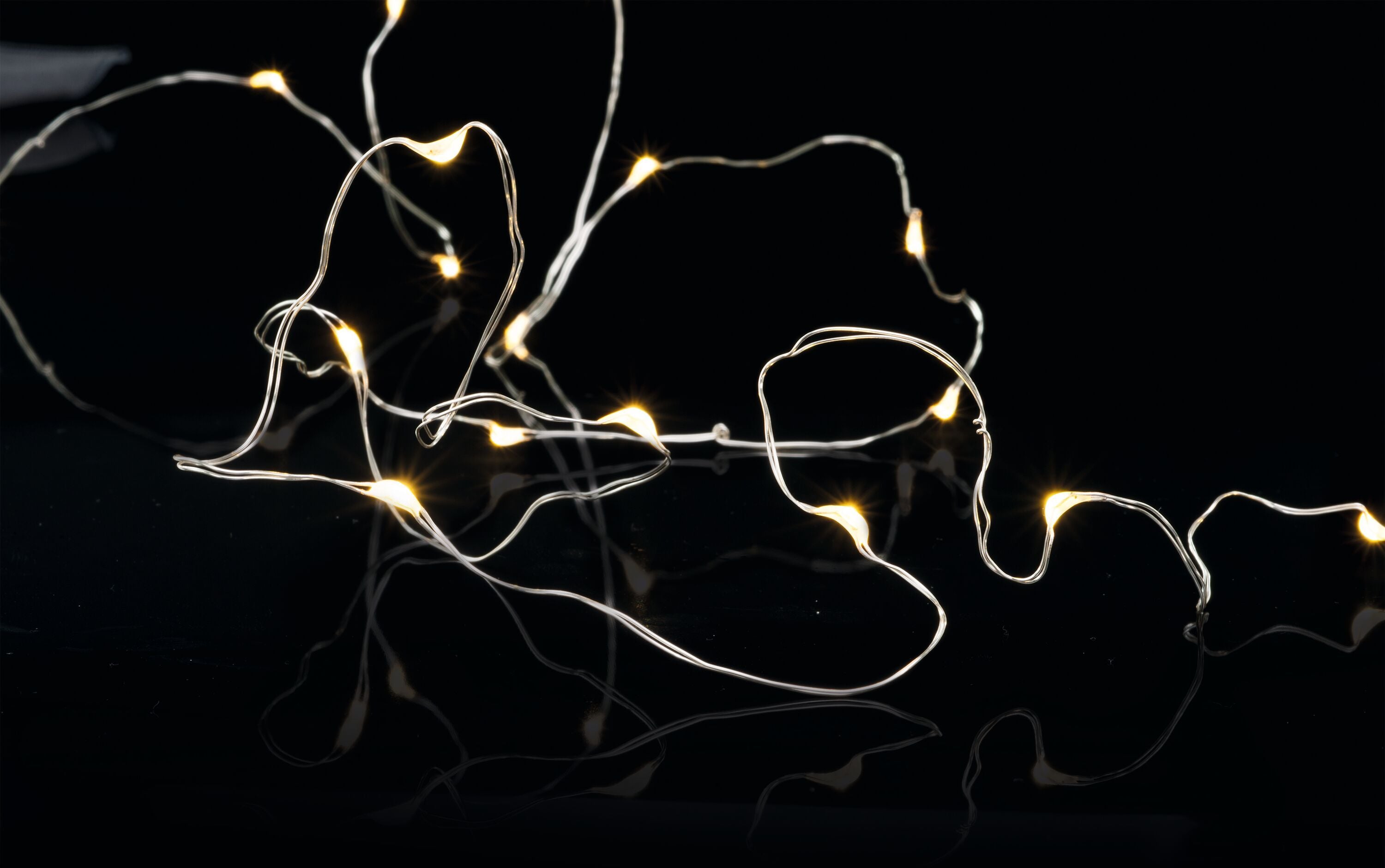 LINA Lichterkette - Silber / B: 200 cm