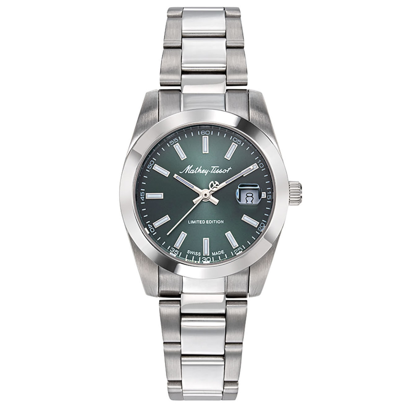 Mathey-Tissot Montre Femme Quartz en Acier Mathy Sunray argentée