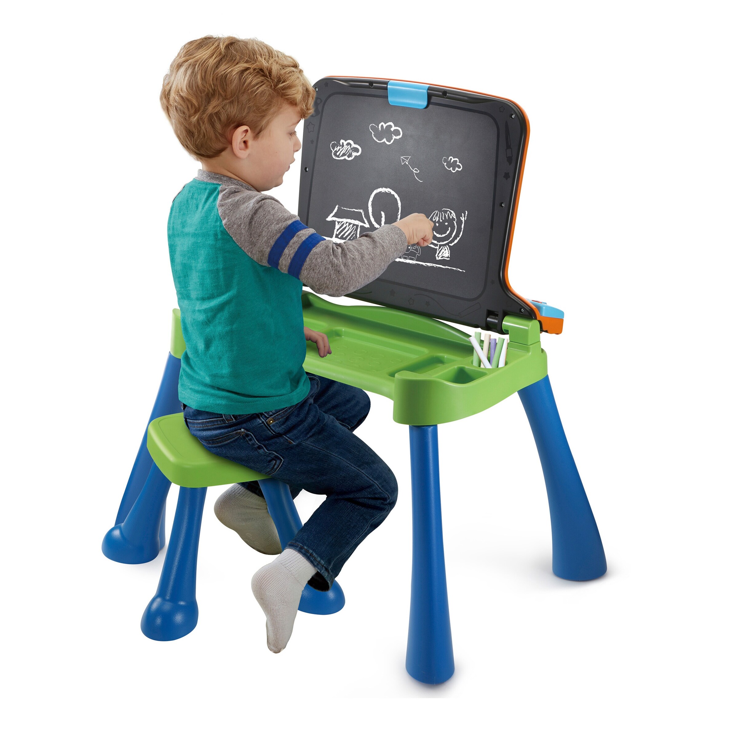 Vtech - READY SET SCHOOL Magischer Spiel- und Schreibtisch 5-in-1