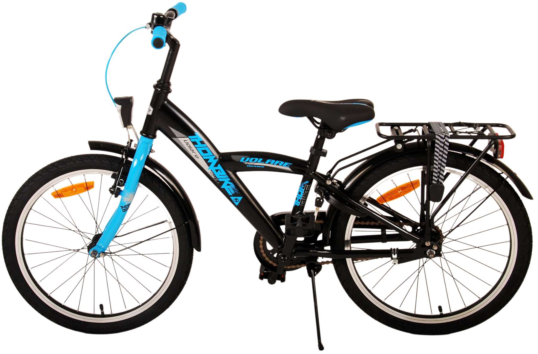 TPFSports Thombike Kinderfahrrad - Jungen - 20 Zoll - Rücktritt + Handbremsen - Schwarz/Grün