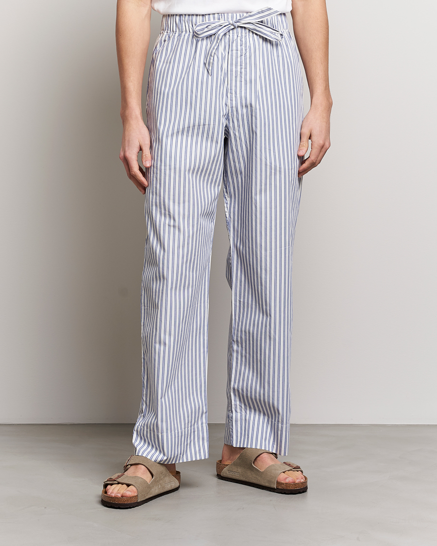 Tekla Poplin Pyjama Pants Skagen Stripes