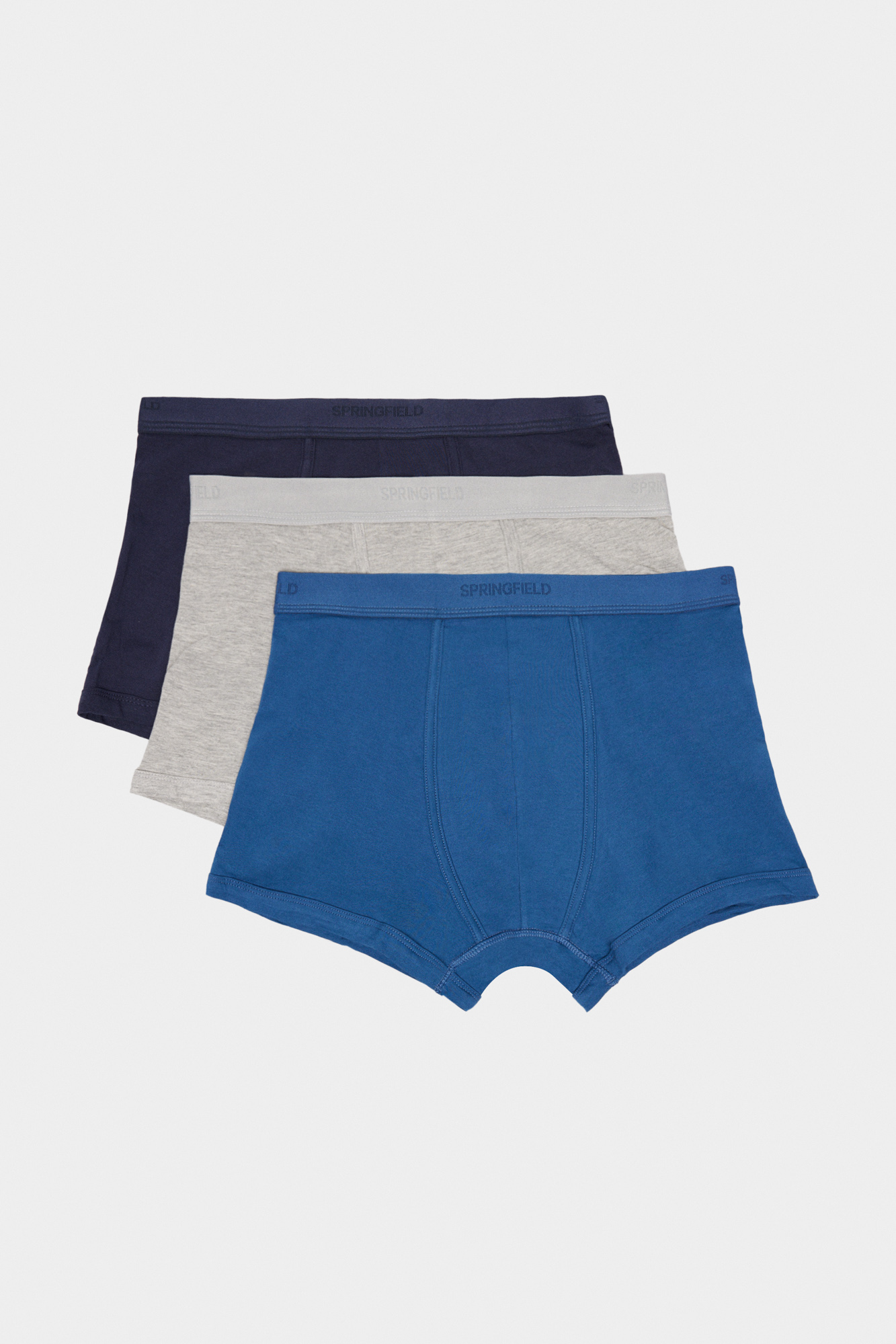 Pacote com 3 cuecas boxer básicas