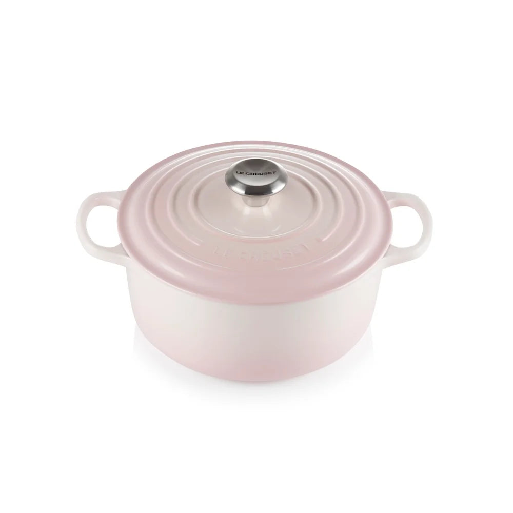 Le Creuset braadpan Signature Shell Pink