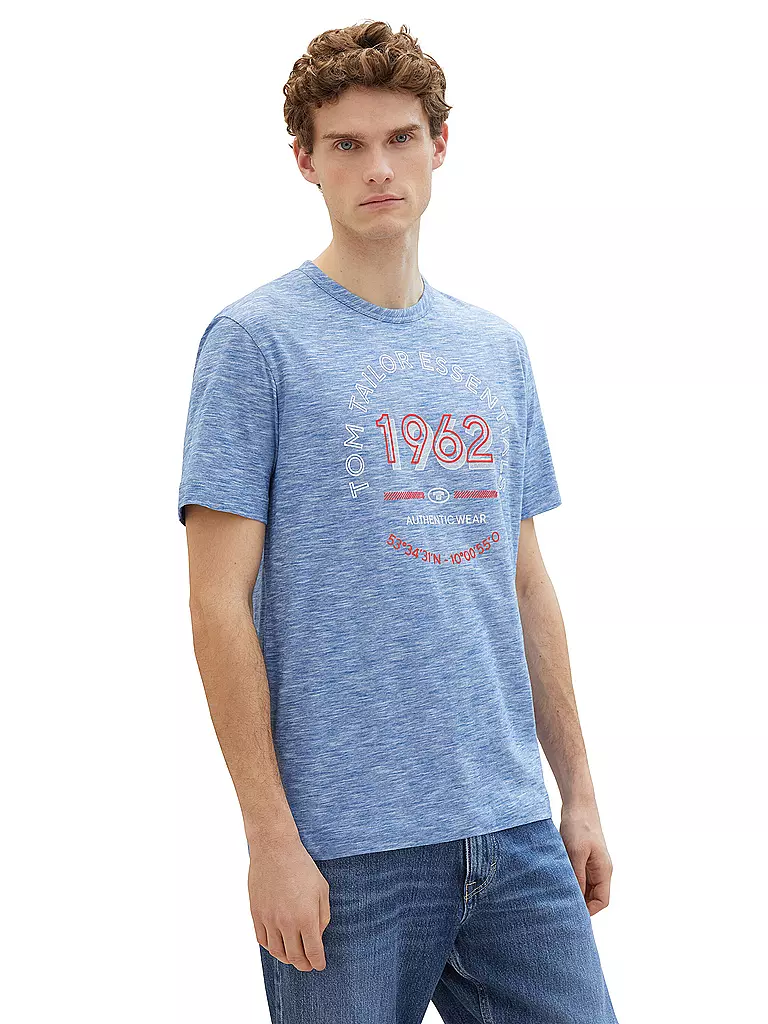TOM TAILOR T-Shirt blau
