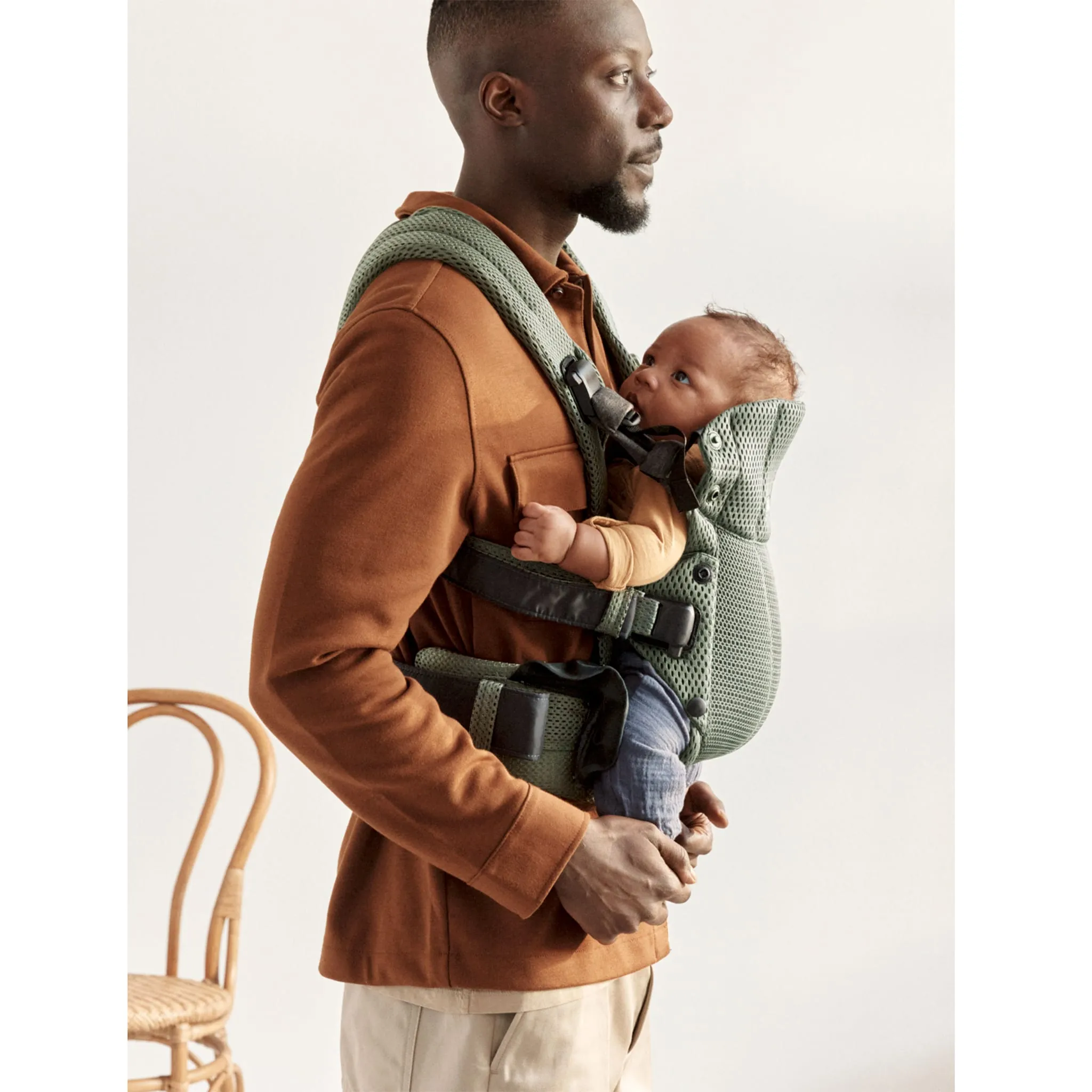 Babybjorn Porte-Bébé Harmony - Vert Foncé 3D mesh