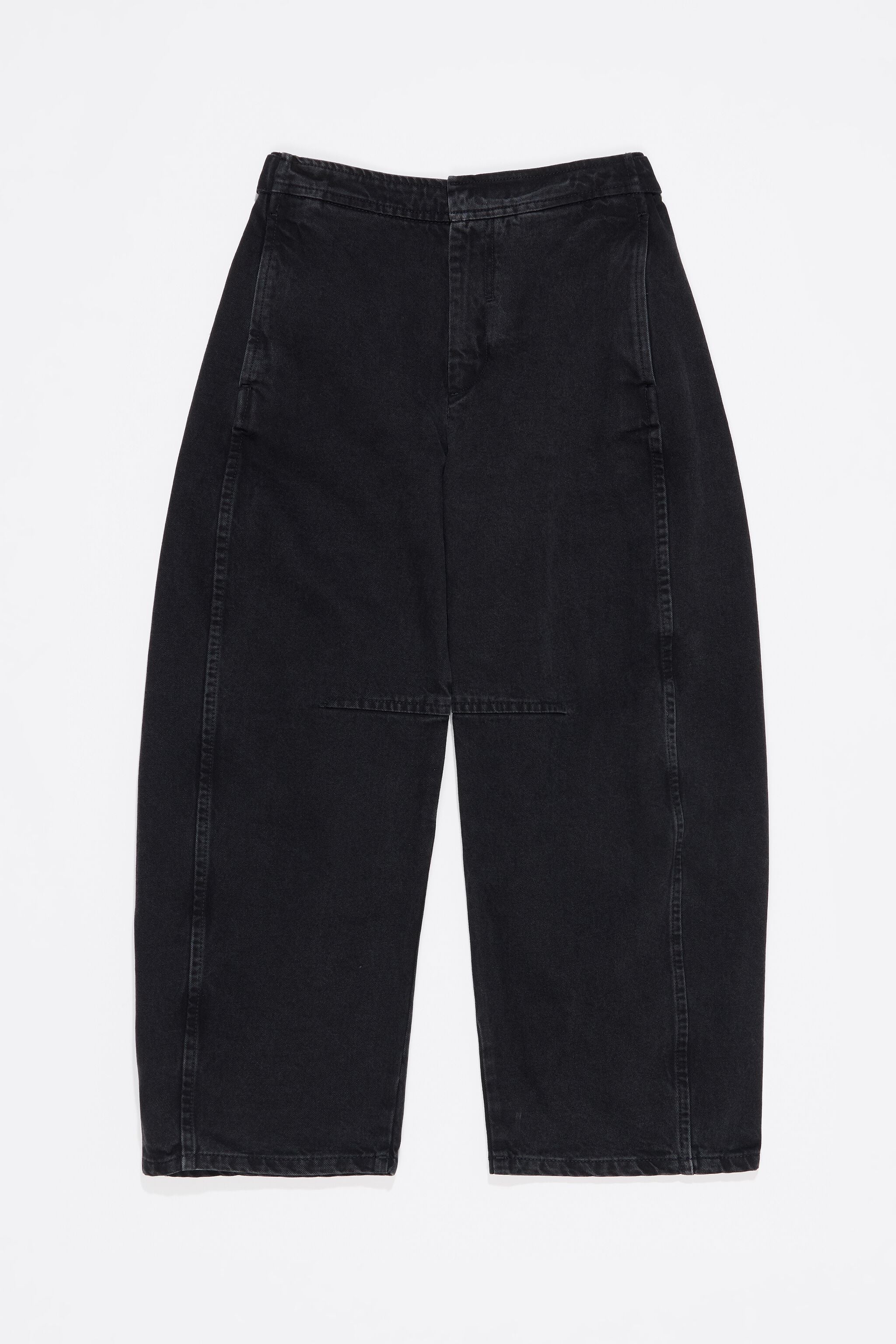BARREL - Jeans pretos lavados
