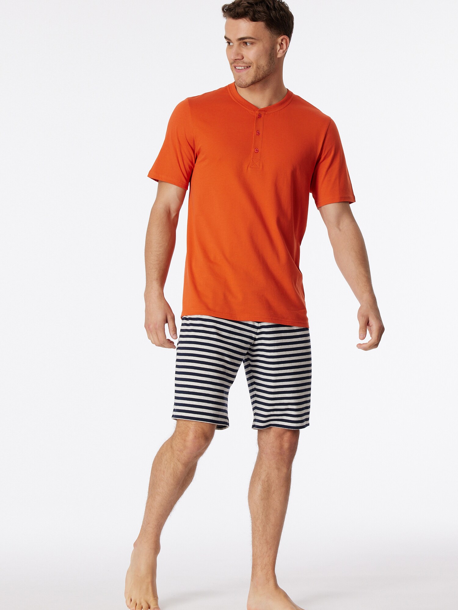 Schiesser Herren Pyjama Casual Nightwear 1er-Pack
