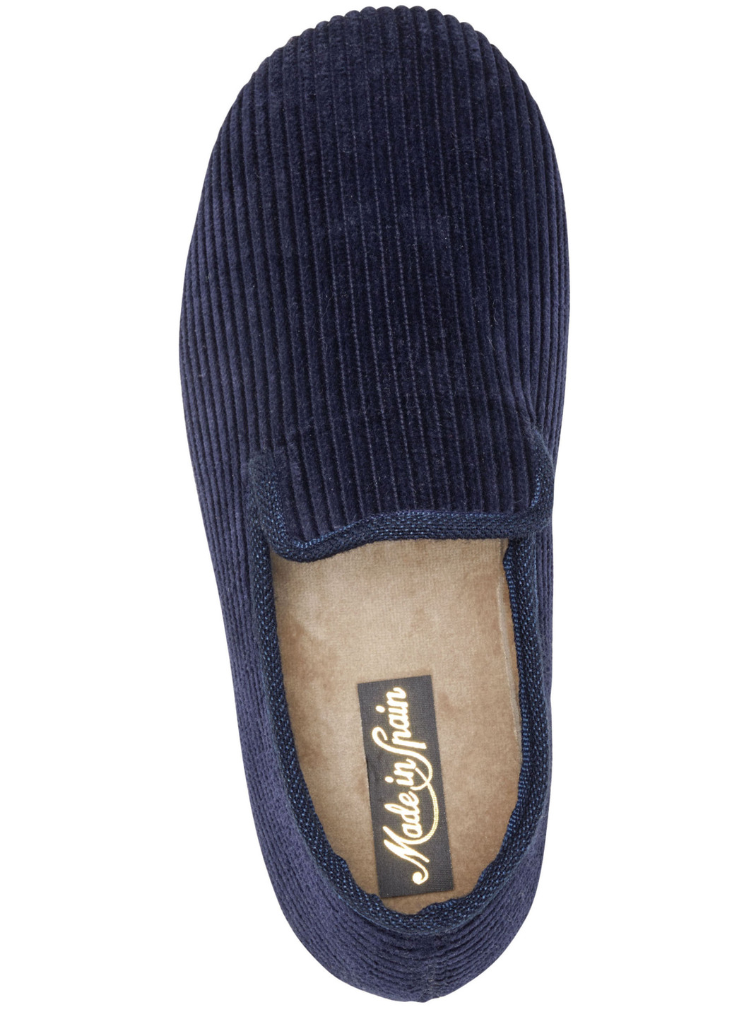 Textil-Hausschuh in Cord-Optik