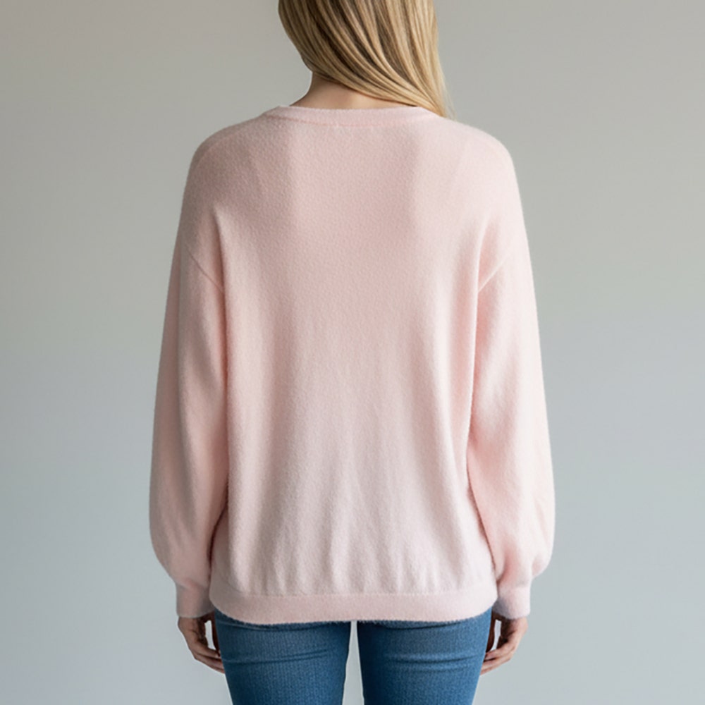 Pull Femme rose