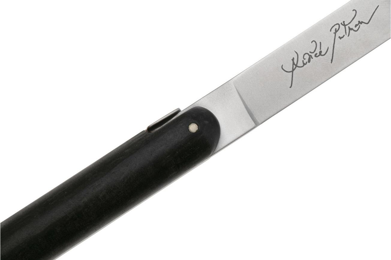 Forge de Laguiole Putman Butter Knife Ebony, botermes, gematteerd, Andrée Putman design