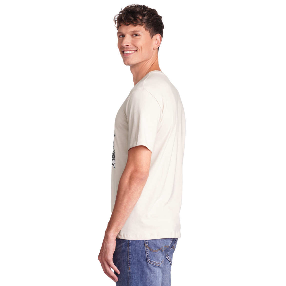 VanVaan NASA T-Shirt mit großem Print beige