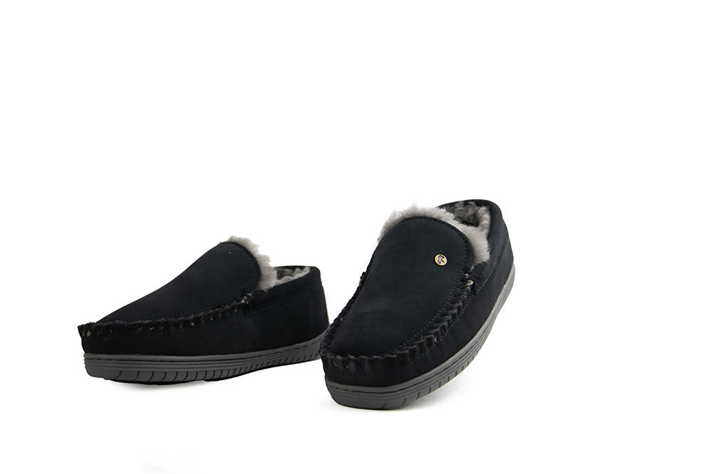 Warmbat Grizzly Men Charcoal Suede