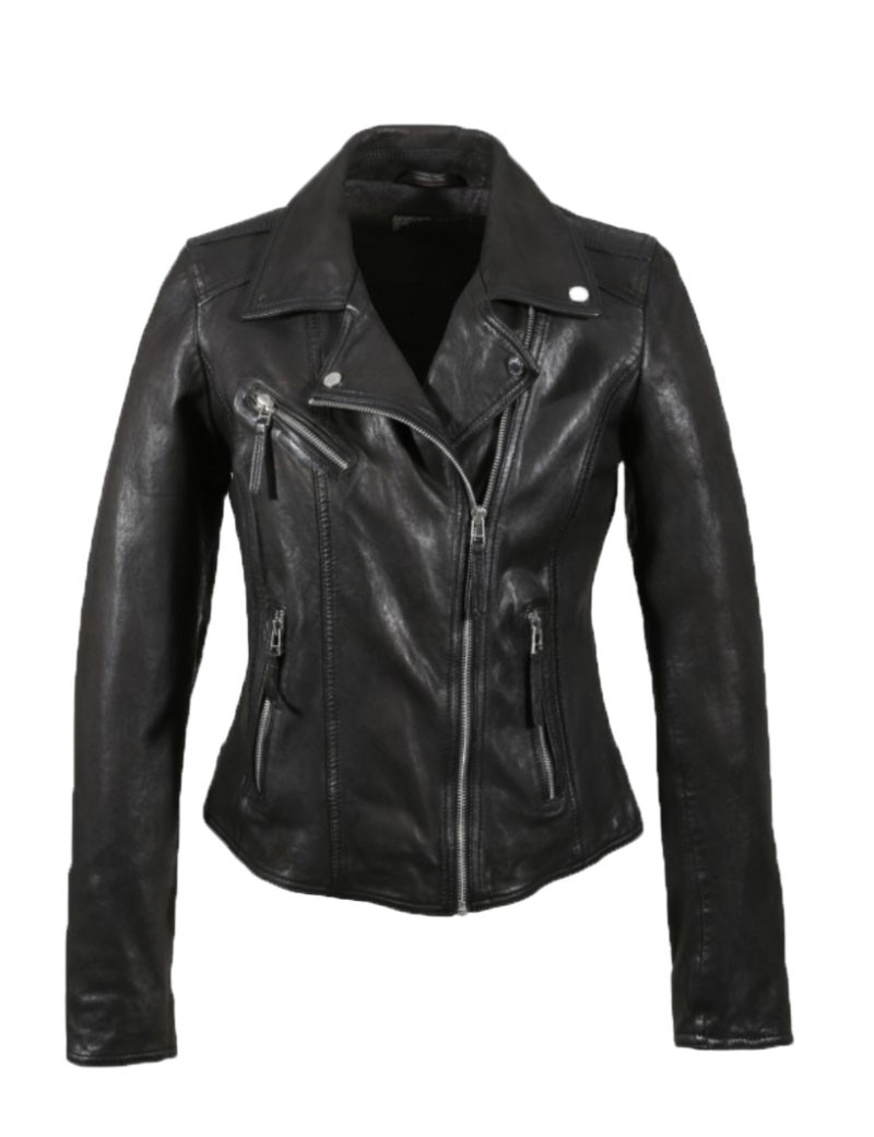 OAKWOOD PERFECTO CUIR FEMME CLIPS LAVÉ NOIR