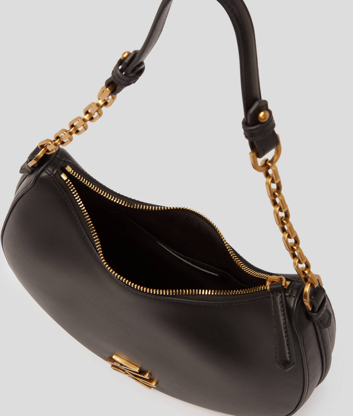 SAC PORTÉ ÉPAULE CROISSANT DE LUNE K/AUTOGRAPH - Noir
