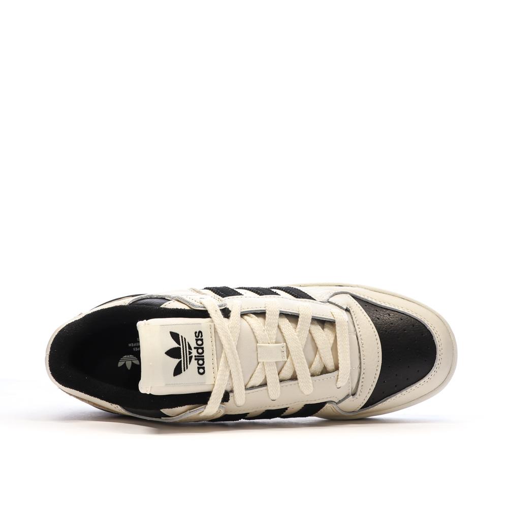 Adidas Baskets Beige/Noir Homme Adidas Forum Low