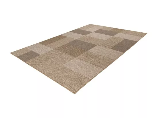 Tapis 170x120cm, design C603A coloris naturel - Confort et élégance pour votre intérieur