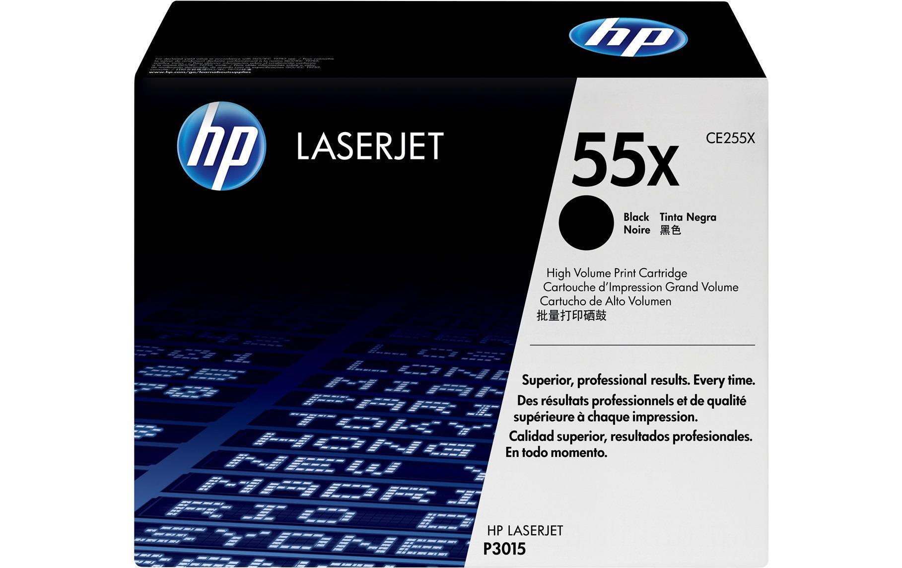 Toner Nr. 55X (CE255X) Black<br>Tonerkartusche