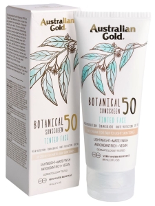AUSTRALIAN GOLD Botanical Tinted Faces SPF50 light teint, 89 ml
