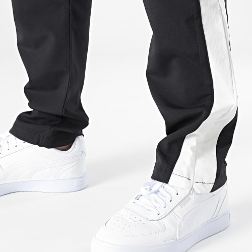 Pantalon Jogging A Bandes SV-001 Noir Blanc