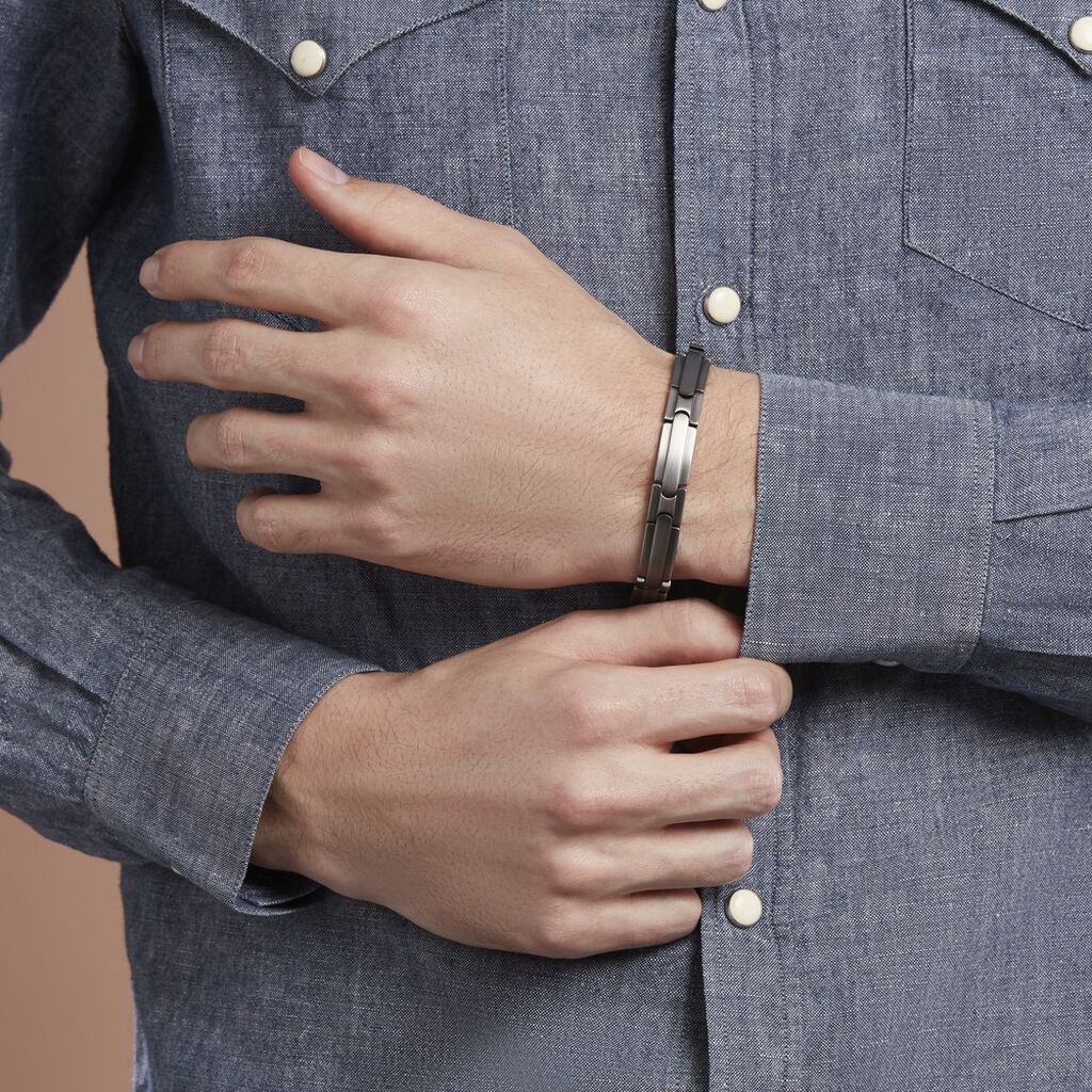 Bracelet Raphaël Acier Gris