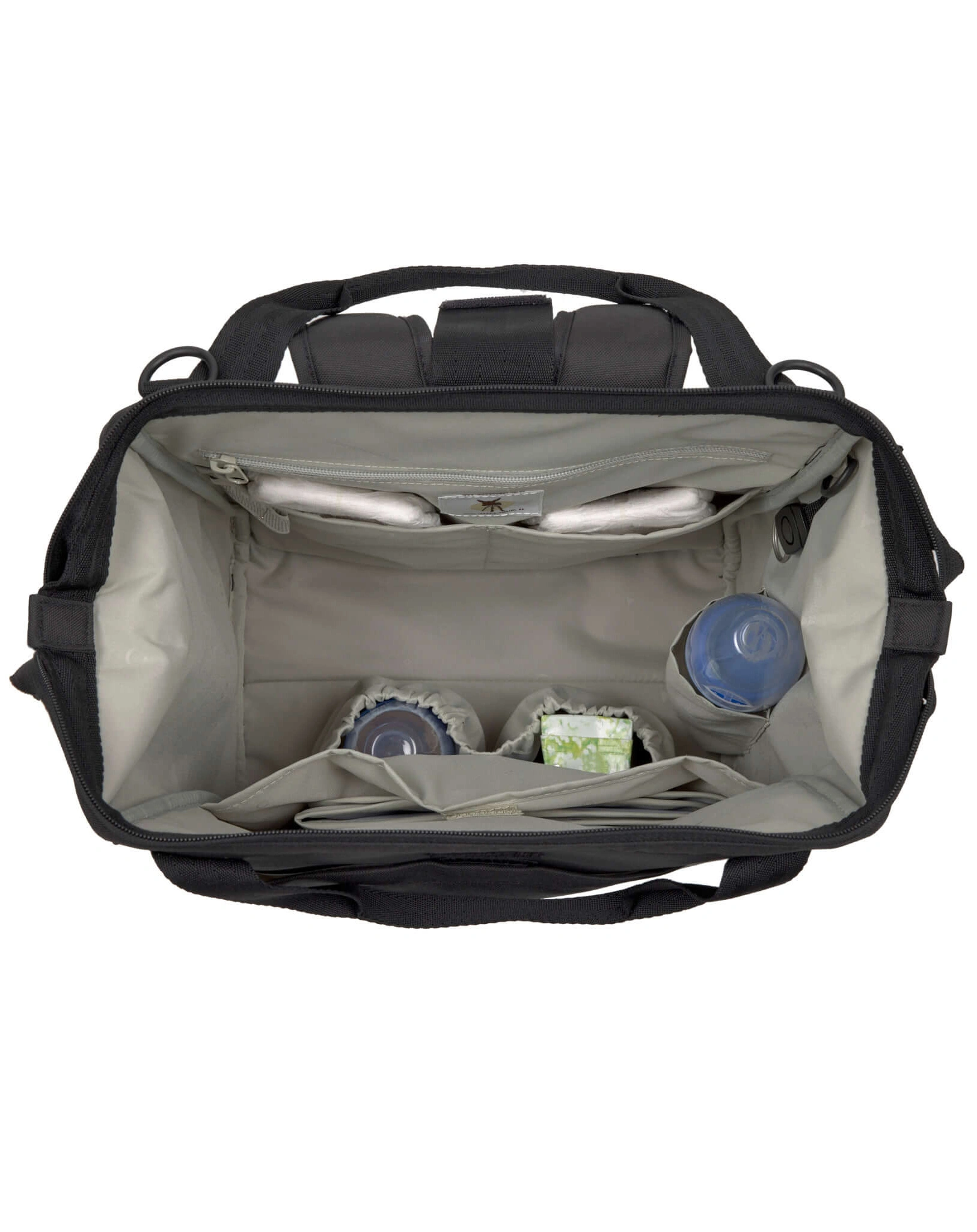Wickelrucksack GOLDIE UP (30x17x39) in black