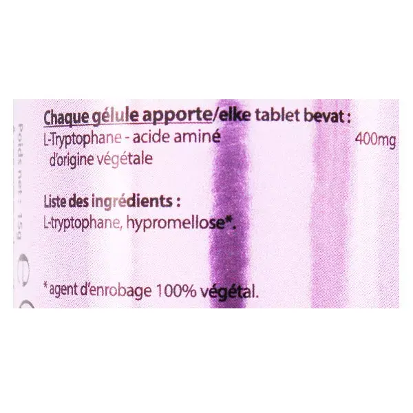 Vit'all+ L-Triptofano 400mg 30 cápsulas vegetais