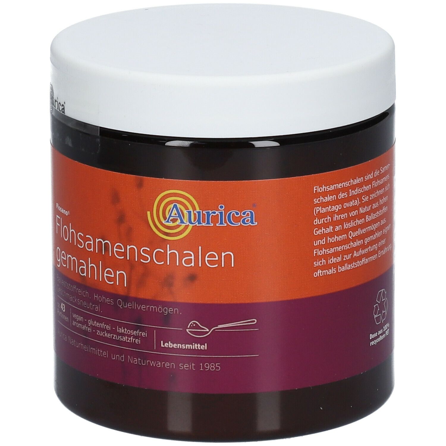 Aurica® Flohsamenschalen gemahlen Flosano®