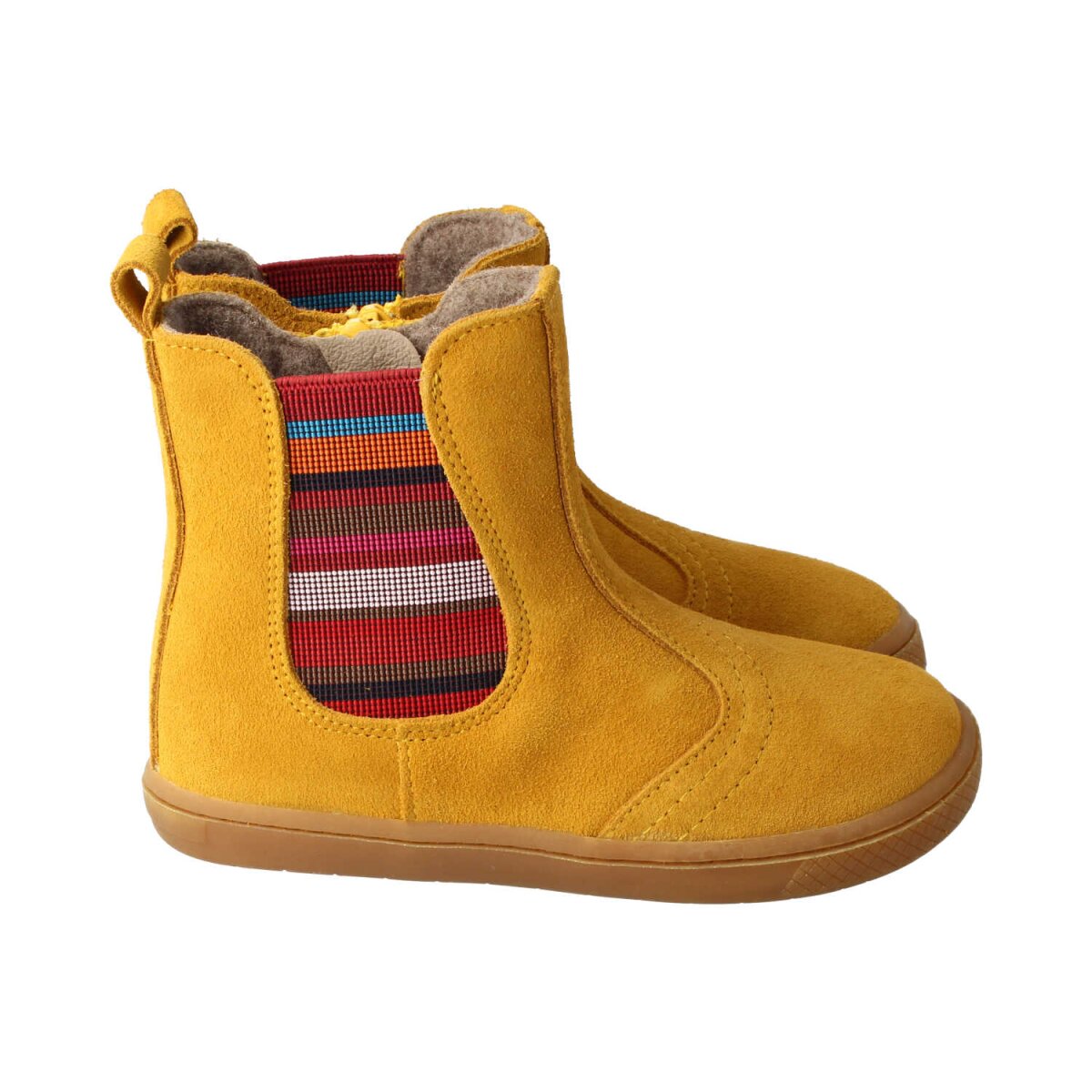 ML4110-F4 mustard CHELSEA-CITY velours fleece zipper Weite/M
