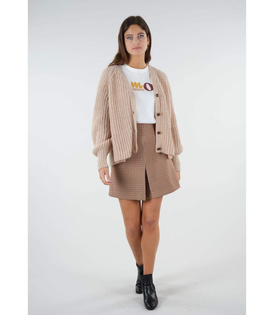 Gilet oversize manches raglantes ZANAE