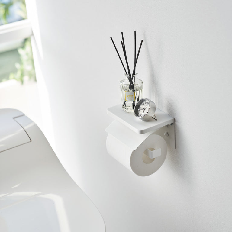 Yamazaki Tower Toiletrolhouder wandmontage - Wit