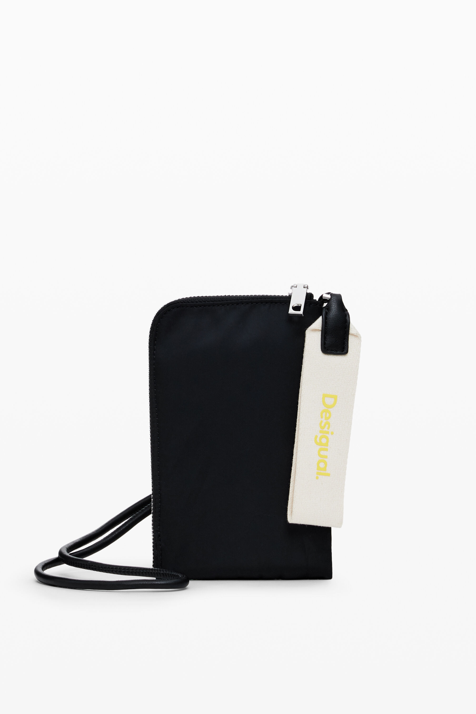 Porta-moedas de nylon com zíper