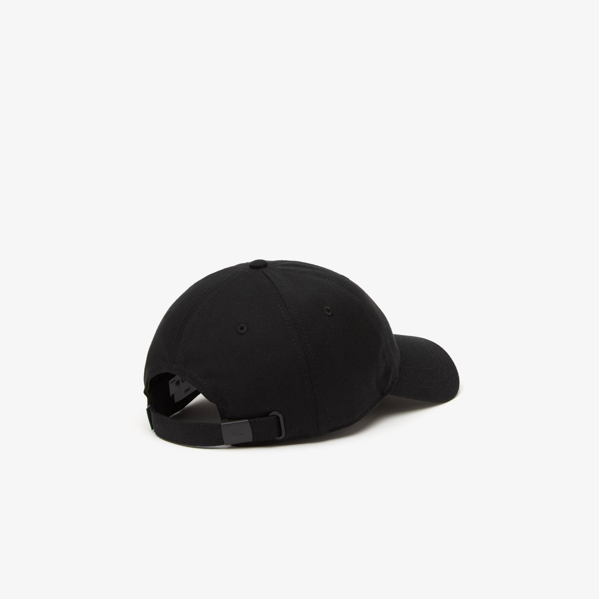 Unisex LACOSTE Kappe aus Bio-Baumwolltwill Caps & Hüte - Schwarz - Lacoste - Unisex