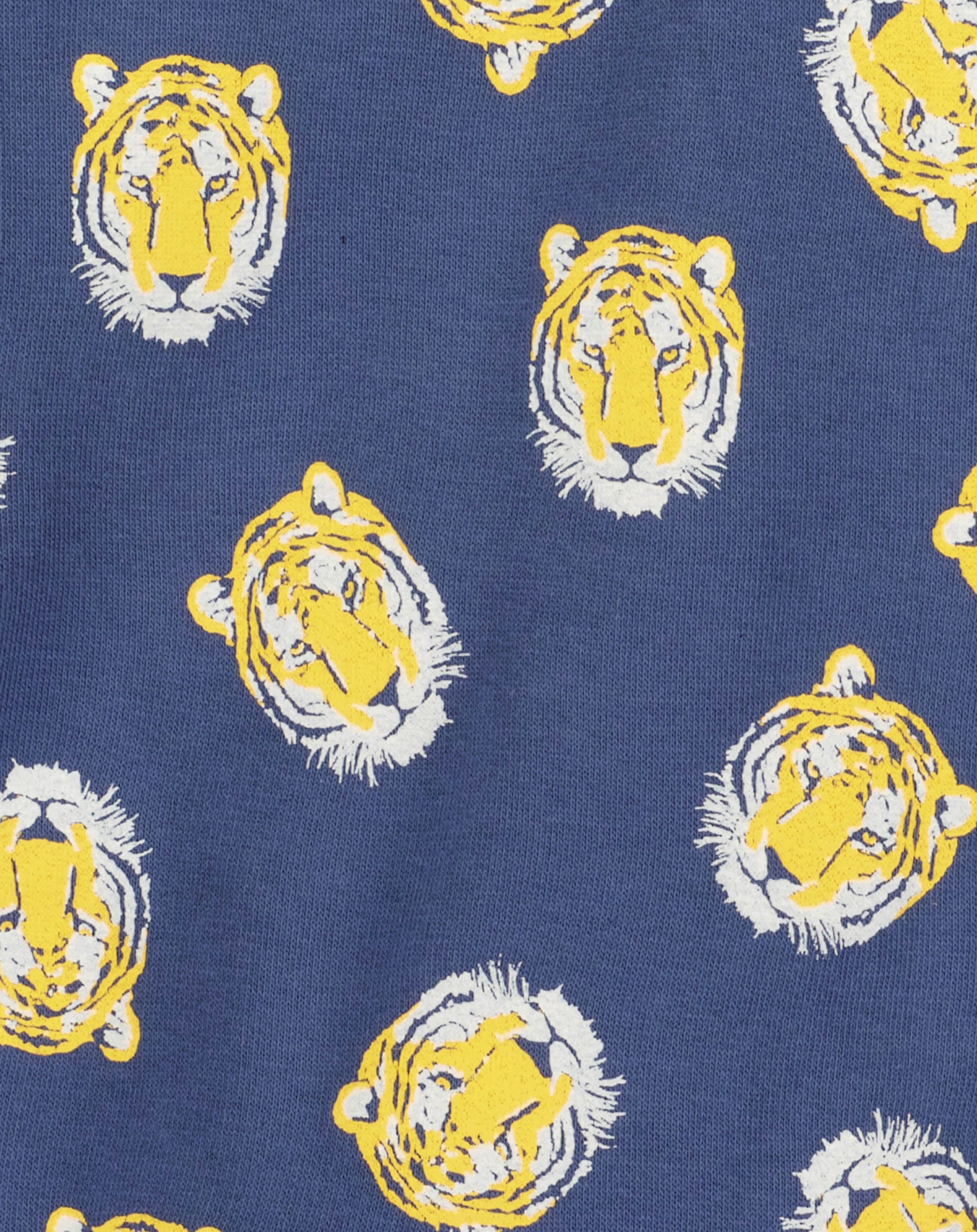Sweatshirt TIGER AOP in jeansblau