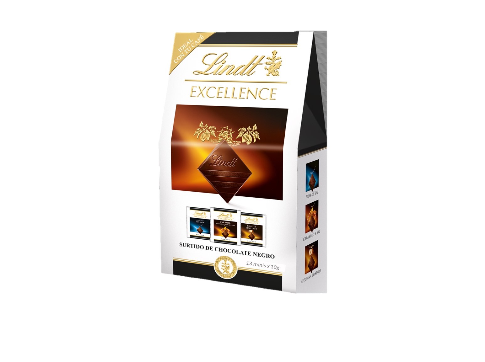 CHOCOLATE NEGRO LINDT SORTIDO MINI 130G