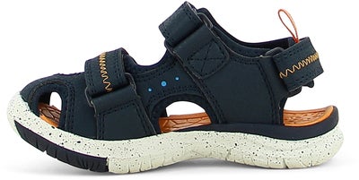 Leaf Ljungby Sandaler, Navy/Orange