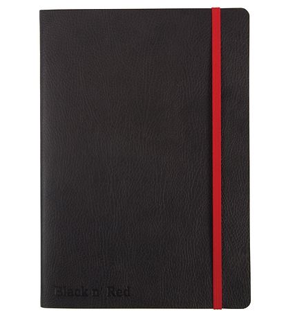 Oxford Notebook - Soft Etui - liniert - A5 - Schwarz/Rot