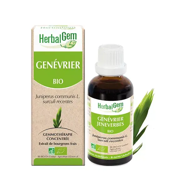 Concentrado de zimbro orgânico macerado Herbalgem 30ml