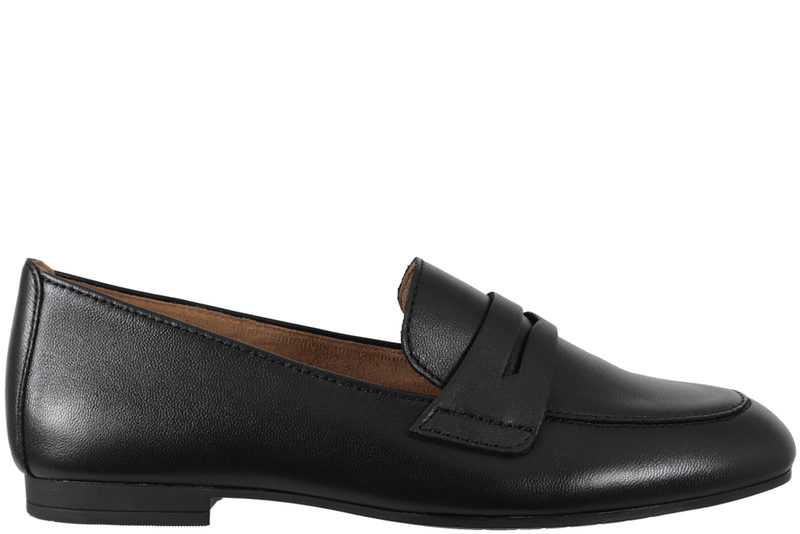 GABOR LOAFERS I SORT GLAT SKIND