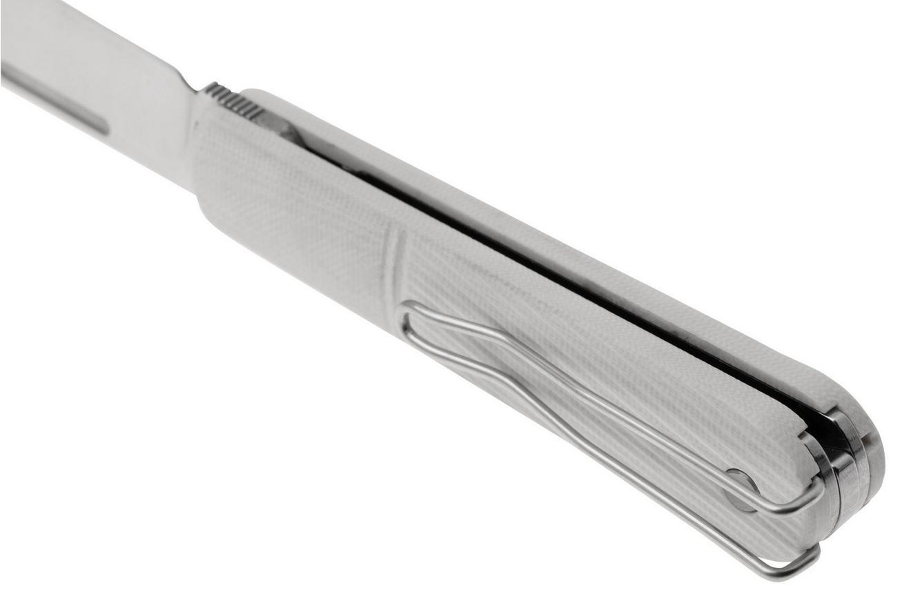 Real Steel Barlow RB5, 8022I Clippoint N690, Ivory G10, slipjoint zakmes