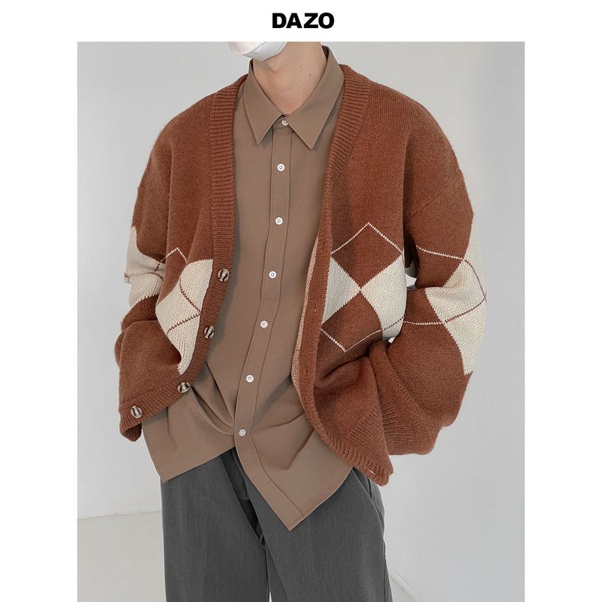 DAZO Studios - Argyle Cardigan