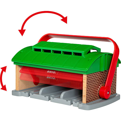 BRIO 33474 Toggarage med bærehåndtag