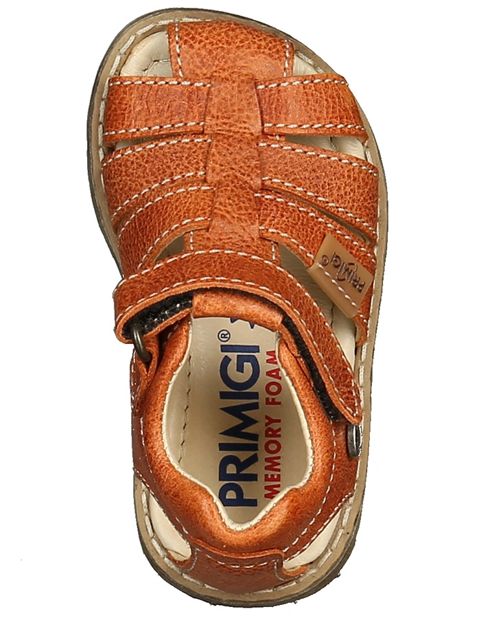 Sandalen SUMMER BOY mit Zehenschutz in rotbraun