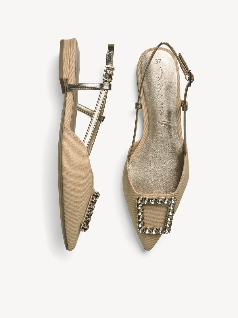 Slingpumps - bruin