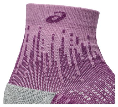 Chaussettes Asics Performance Run Quarter Rose/Violet
