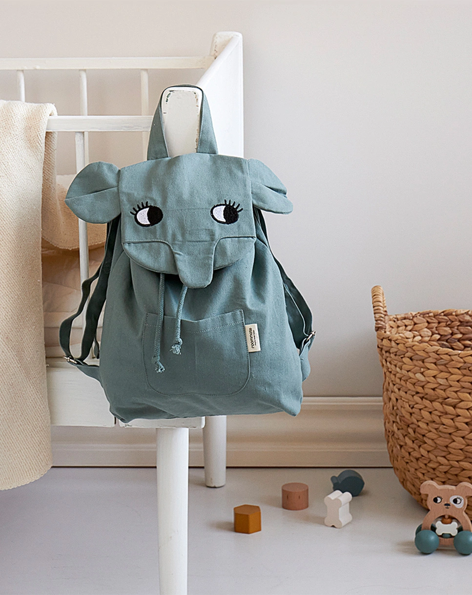 Rucksack ELEPHANT (28x31) in sea grey